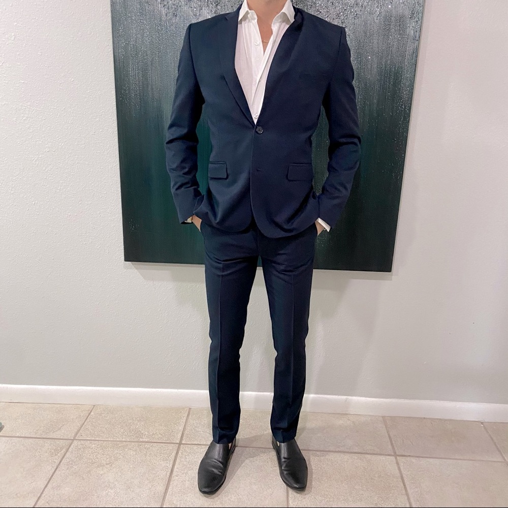 Navy Two Piece Suit